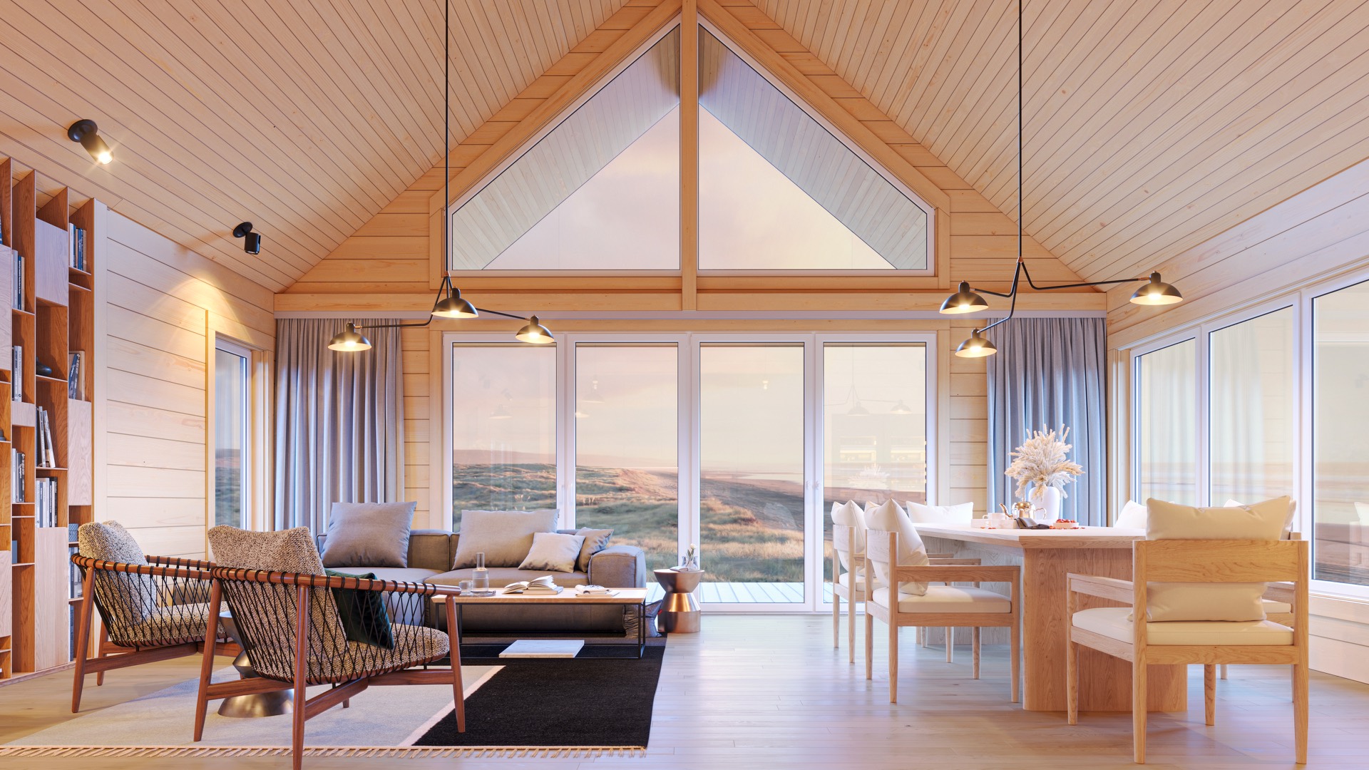 Scandinavian-inspired home
